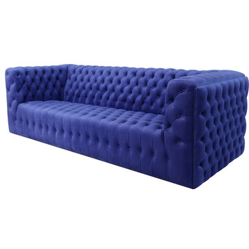 Vicenza Tufted Sofa Blue
