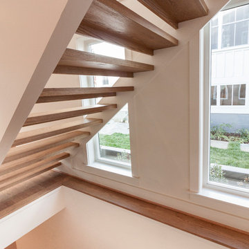 Project #48 | Contemporary Staircase with Warm Tones