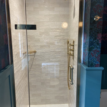 Classic panelled bathroom, Epsom, Surrey.