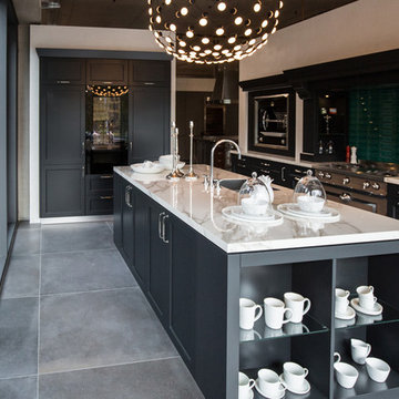 Gemütliche Wohnküche in modern-vintage Design