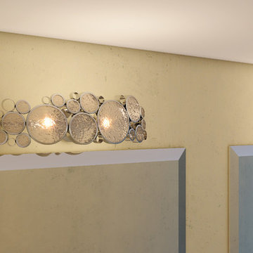 Fascination 2-Light Vanities in Bathroom