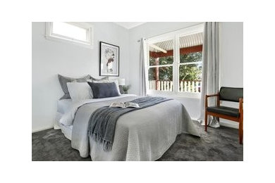 Inspiration for a contemporary bedroom in Wollongong.