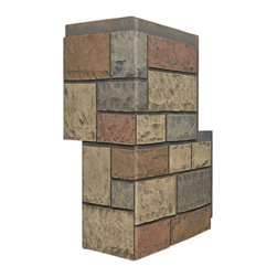 152-CAMBRIDGE COBBLESTONE CORNER 11" W(EACH SIDE) &times; 30 &frac12;"H &times; 1"D - Wall Panels