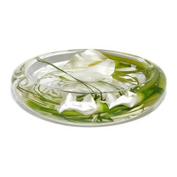 White Calla Flower Bowl - Home Decor