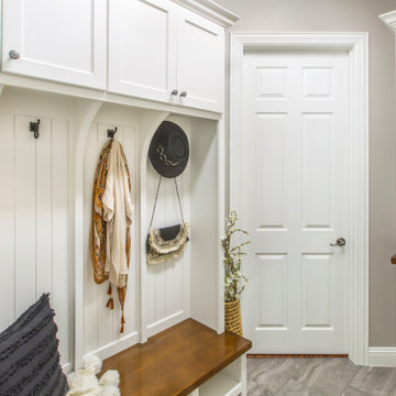 A Stunning Laundry Room / Mudroom Swap in Keller, TX