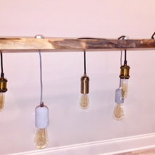 Ceiling Light above Breakfast Table
