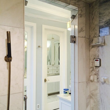 Master bathroom long lean and spa feeling