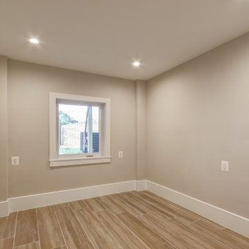 Basement remodeled with bedroom space and extra closet space in Great Falls