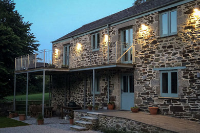 Photo of a modern balcony in Cornwall.