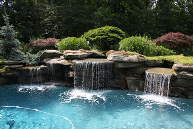 Inspiration for a pool remodel in New York