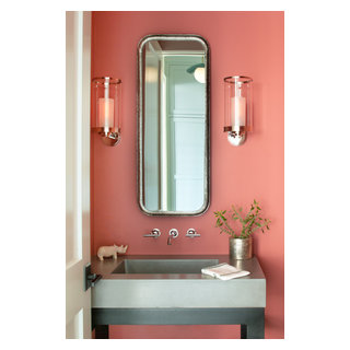 Powder Room - Transitional - Powder Room - Portland Maine - by Huffard ...