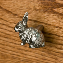 SOLID BRASS RABBIT CABINET KNOB - Cabinet And Drawer Knobs
