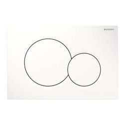 Geberit Star White Sigma01 Flush Plate - Bathroom Fixtures