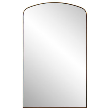 Uttermost 09923 Tordera 40" x 24" Arched Flat Stainless Steel - Brass