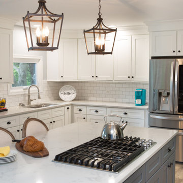 White Kitchen Remodel in Hampshire