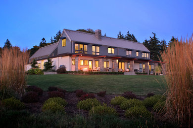 Trendy exterior home photo in Seattle