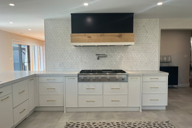 Example of a kitchen design in Philadelphia