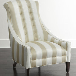 Lindy Stripe Chair by Candice Olson - Armchairs And Accent Chairs