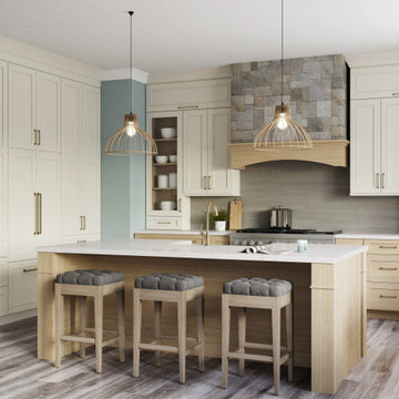 Minnesotan Lake House Kitchen and Breakfast Nook