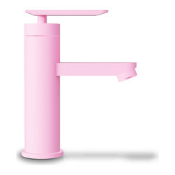 Pink bathroom fixtures - Bathroom Sink Faucets