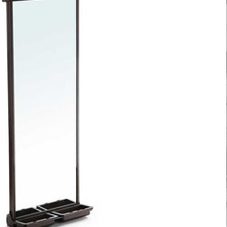 Pull and Swing Mirror (Moka) - Wardrobe Storage Solutions