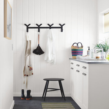 Crew Multiple Wall Hook in Natural Steel by R&B