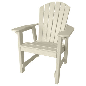 Phat Tommy Outdoor Dining Chair - Weatherproof Patio Seating, Poly Furniture, White