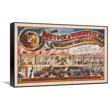 "Circus 1900" Stretched Canvas Giclee by Hollywood Photo Archive, 22x15"