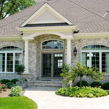 Grey exterior brick