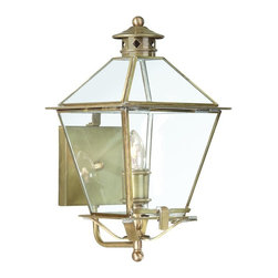 Troy Lighting - Troy Lighting BCD8951NAB Natural Aged Brass Montgomery 16 in.H 1 Light Outdoor W - Outdoor Wall Lights And Sconces