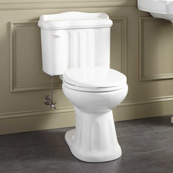 Madden Two-Piece Round Siphonic Toilet - Toilets