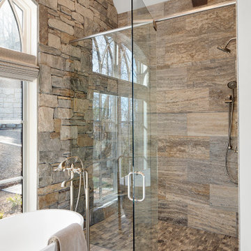 Master Bath Glass Shower
