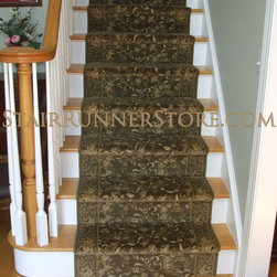 Straight Staircase Stair Runner Installations - Hall And Stair Runners