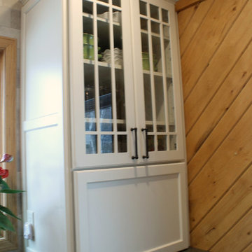 Turtle Lake Expanded Cabin Kitchen
