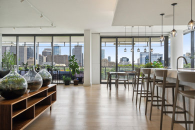 Home design - contemporary home design idea in Philadelphia