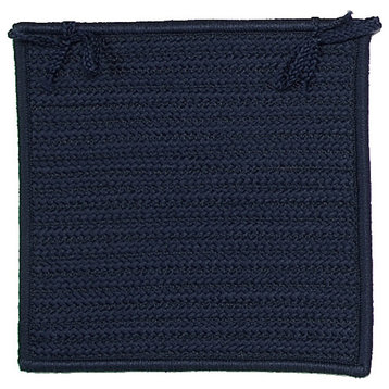 Simply Home Solid - Navy Chair Pad (set 4)