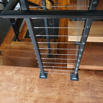 Shape Fitness Cable Wire Railing Job, Worthington, Ohio