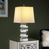 Noralie Table Lamp, Mirrored and Faux Diamonds