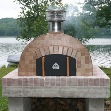 The Kenny Family Wood Fired Brick Pizza Oven in Maine
