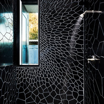 The "Black Butterfly" wall panels - Bath