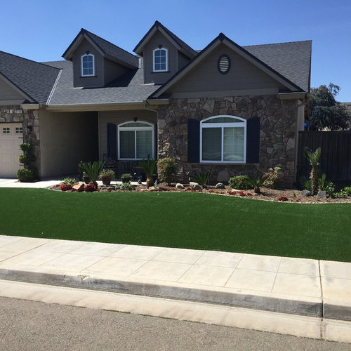 Front Yard Landscapes with Artificial Grass