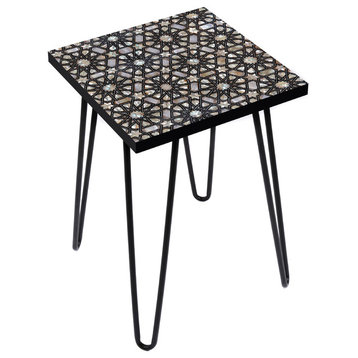 Astral Pearl Side Table, 15"