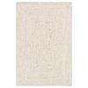 Natural Braids Cottage Area Rug, White, 12'x15'