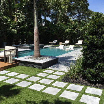 StoneHardscapes Backyard Pool Decks