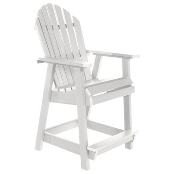 Sequoia Muskoka Adirondack Deck Dining Chair, Counter Height, White