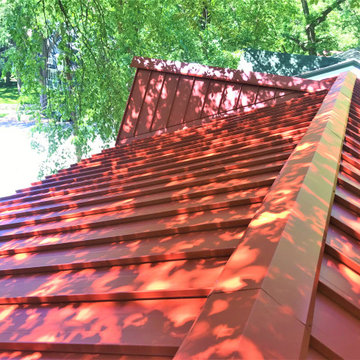 Minneapolis, MN Metal Roofing & LeafGuard® Brand Gutter Project