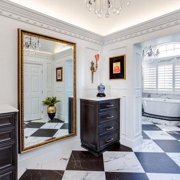 Black & White Master Dressing Area
