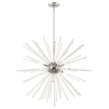 Livex Lighting Polished Chrome 8-Light Pendant Chandelier