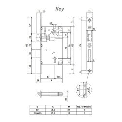 Centro Lock For Internal Door By AGB - Home Improvement