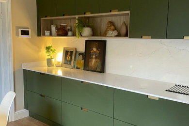 Eclectic kitchen in Other.